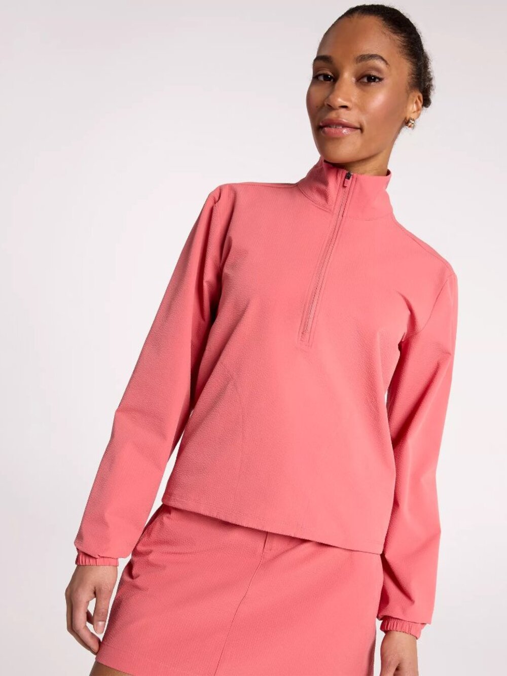Walter Hagen Women's Performance 11 Woven 1/4 Zip - Picture 2 of 7